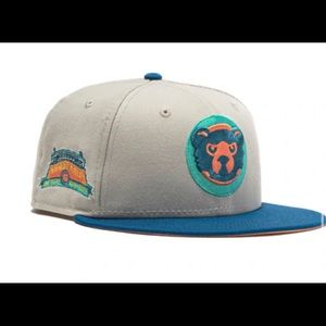 Chicago Cubs New Era 59Fifty fitted hat 7 1/4 ocean